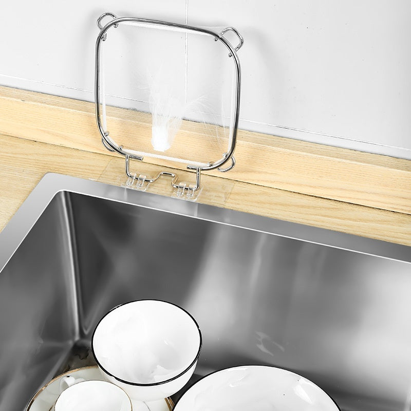 Stainless Steel Sink Garbage Filter Draining Kitchen Rack